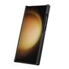 MELKCO Für Samsung Galaxy S24 Ultra Handyhülle Echtes Rindsleder+PC Kratzfeste Hülle