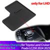 Wireless Charging Pad for Toyota Land Cruiser 250 Prado LC250 2024 2025 Central Control Charger Cover Anti-Slip Mat Only for LHD