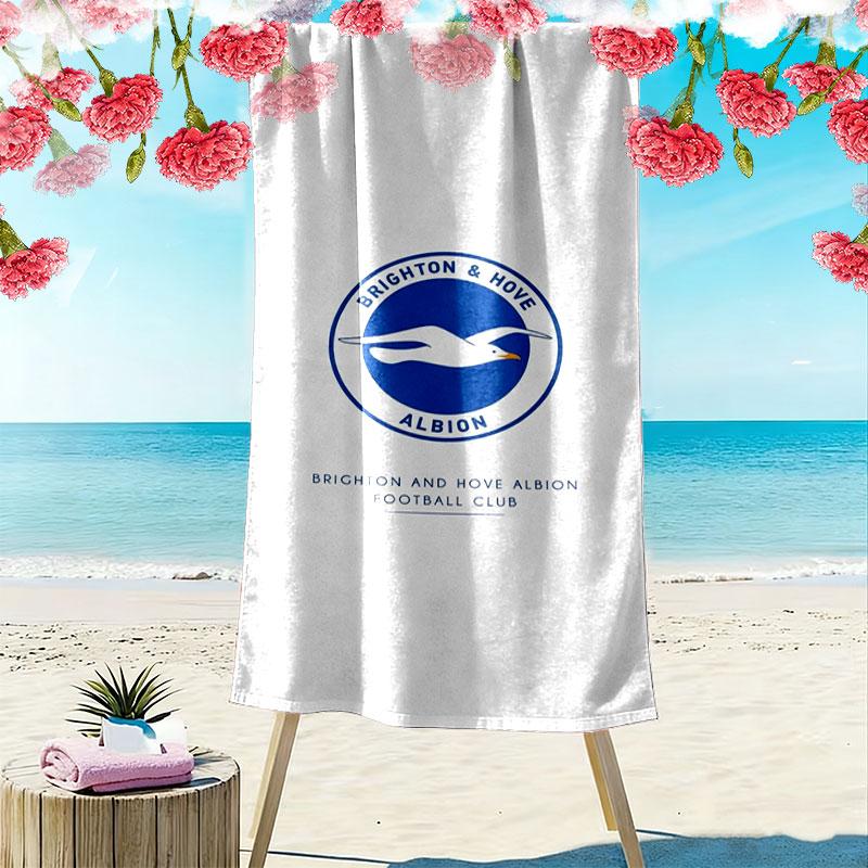 Asciugamano da Spiaggia Brighton & Hove Albion, Asciugamano Grande Morbido Asciugatura Rapida per Spiaggia Campeggio Nuoto