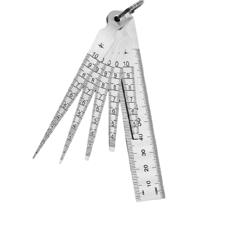 6pcs High Accuracy Steel Gaps Gauges Lab Grade Gaps Measurement Tool for Machinery Maintenance & Technical Inspections