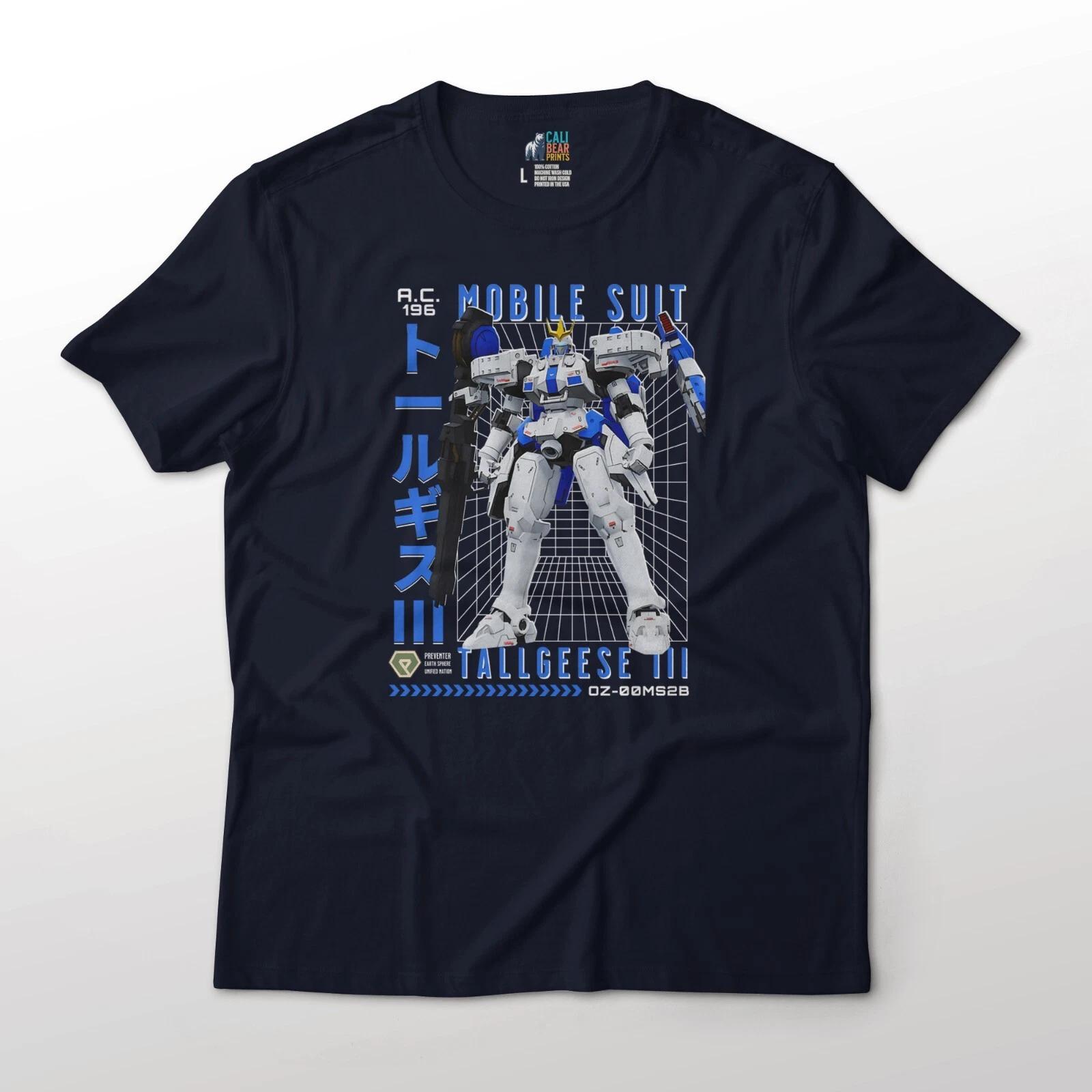

Tallgeese III M.S. Gundam Wing Endless Waltz Anime Graphic Art Cotton T-T-Shirt 2XL