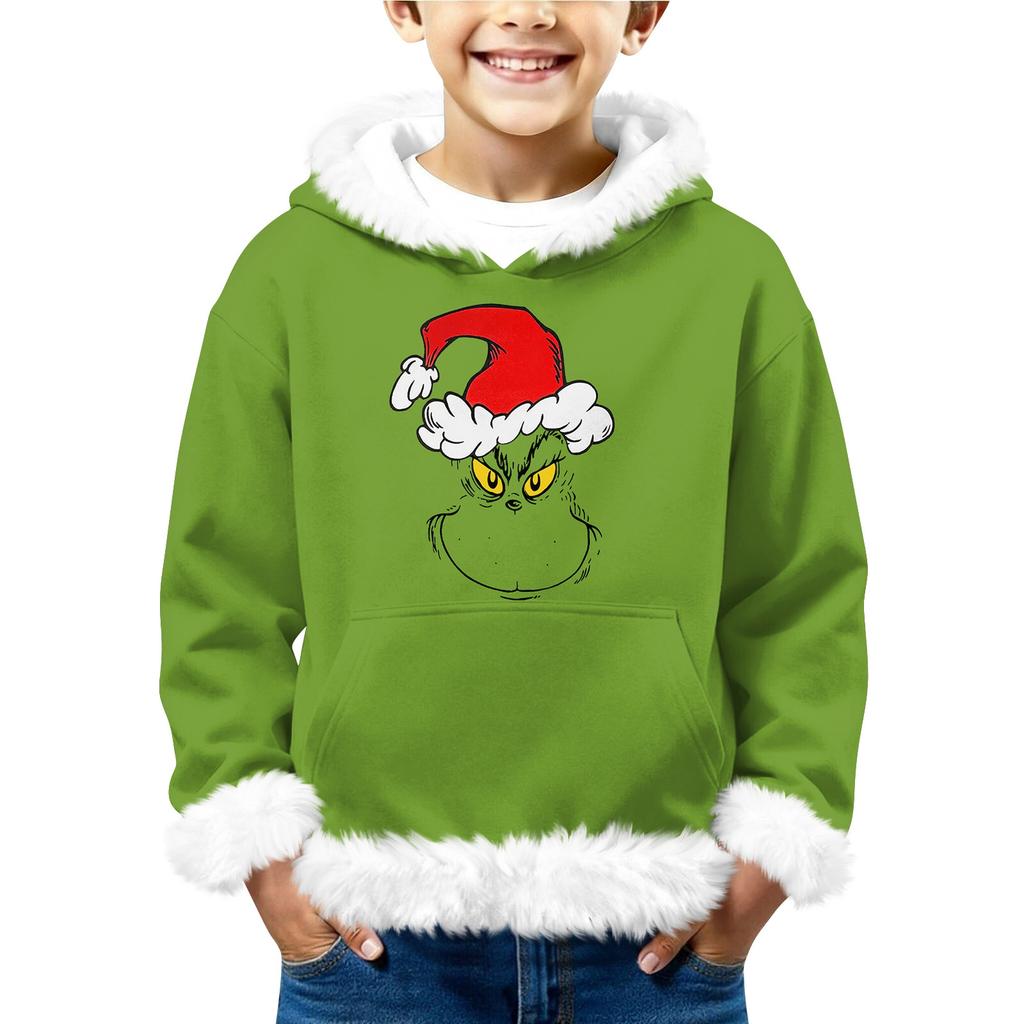 Children's Sweatshirt Girls Boys Long Sleeve Lightweight Casual Hoodie Loose Comfortable Sweatshirt