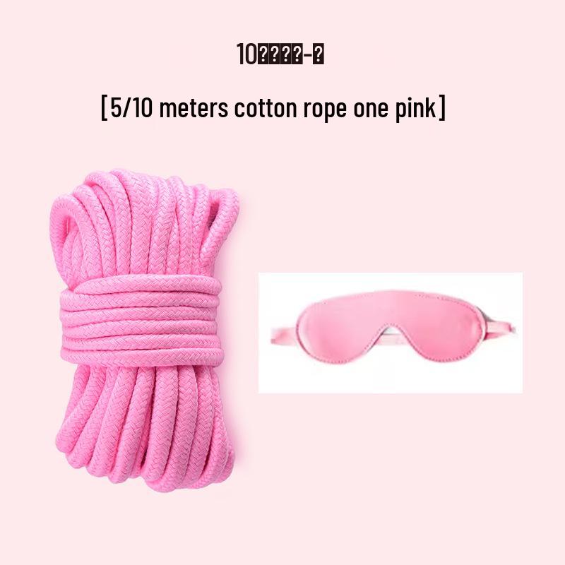 Soft Imitation Hemp Rope - Red, Pink, Black - 5 & 10 Meters - Gentle on Hands