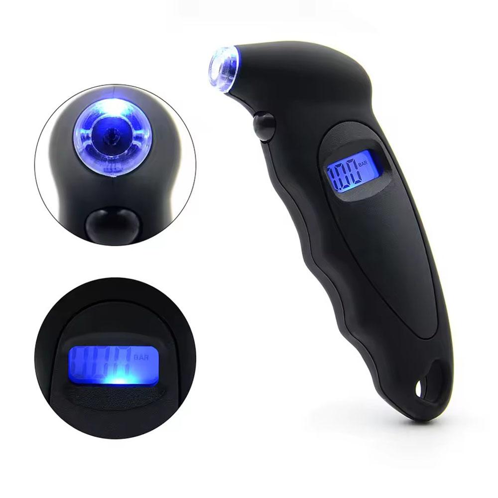 New Backlit Tire Pressure Gauge, High-precision Digital Tire Pressure Monitoring, Car Tire Air Pressure Meter, LCD Display
