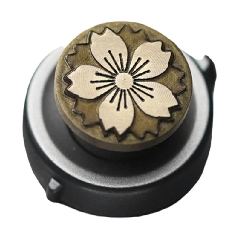 

AntiSlip Camera Shutter Button Carveds Flower Blossom Detailing Brass Construction For XT5/XT30 A7C2 DSLR Compatibility
