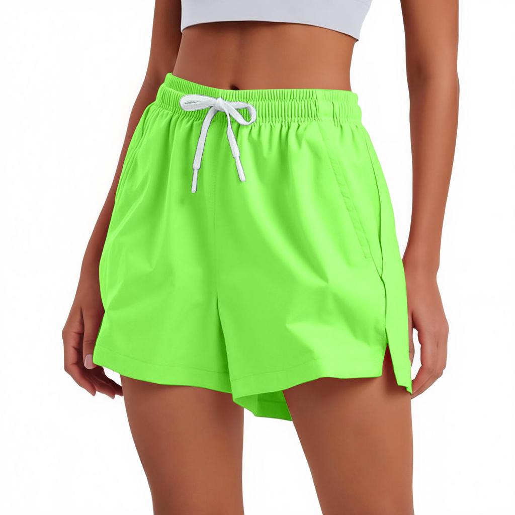 Damen Sporthosen Lässige Lockere Farbe Atmungsaktiv Schnelltrocknende Shorts