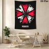 Resident Evil Umbrella Corporation Logo Tapestry Fashion Print Background Cloth Wall Covering Decoration Background Wall Hanging Cloth