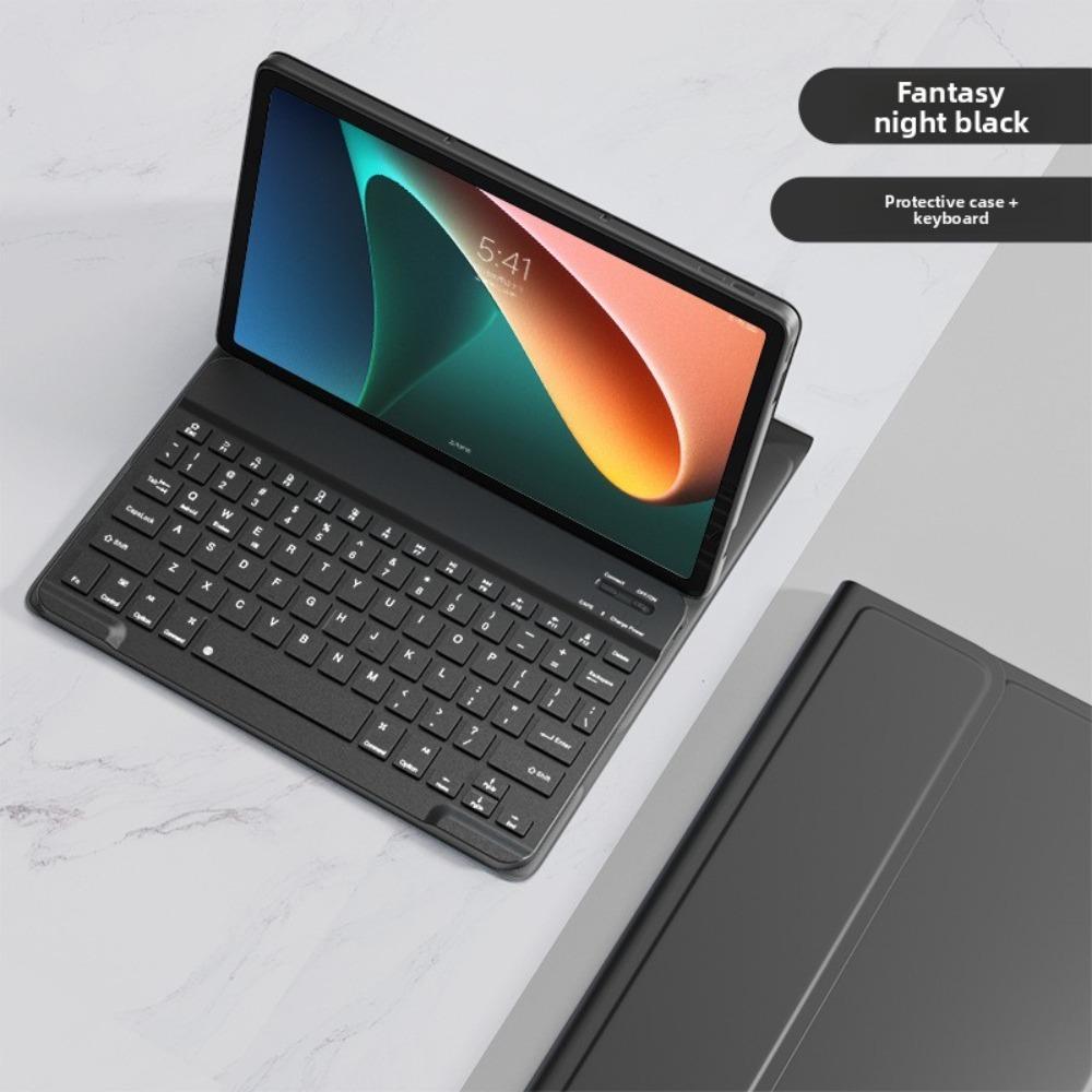 Xiaomi Pad 6 5 Pro Bluetooth Keyboard Case 11 Inch Magnetic Cover with Redmi Tablet 6s Pro 12.4 Leather Stand