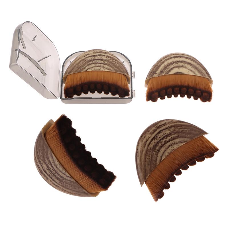 Professioneller Gesichts-Konturpinsel, Lymphdrainage-Massagegerät zur Kinnformung, Tragbares Trockenbürsten-Werkzeug mit Aufbewahrungsetui