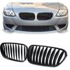 Front Bumper Kidney Grille Grill For BMW Z4 E85 E86 2003 2004 2005 2006 2007 2008 Convertible Coupe Roadster Replacement for 51117117757,51117117758