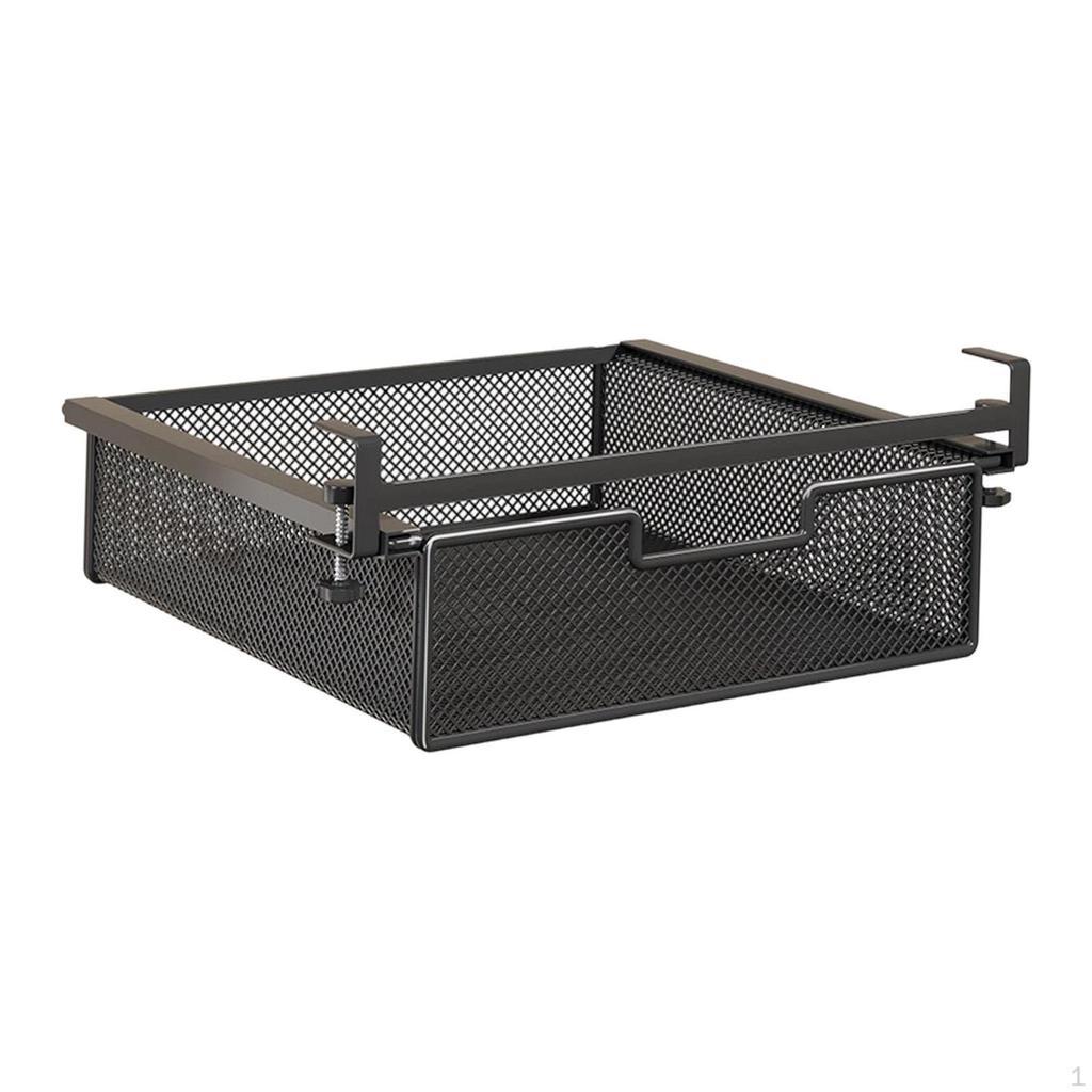 Drawer Basket, Storage Shelf for Office Supplies And Household Items, Metal Tray