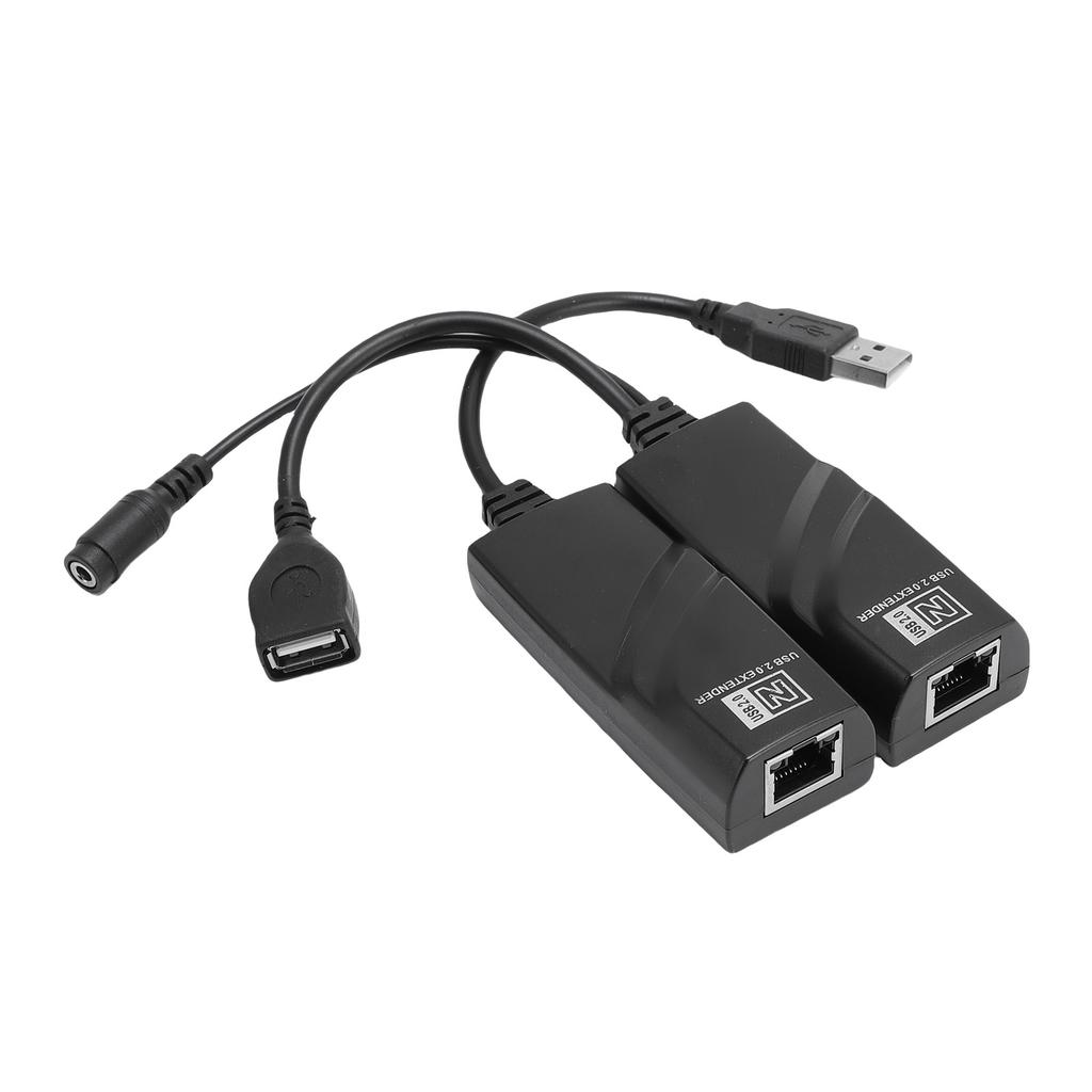 USB Extender 100m Transfer Distance Stable CAT5 CAT5E CAT6 Network Cable Connection USB to Ethernet Adapter EU Plug