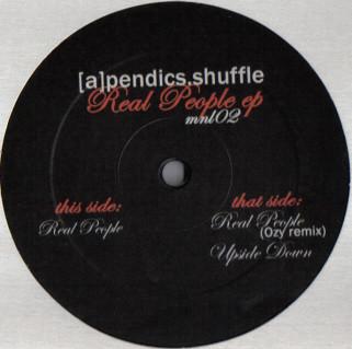 12inch Record [A]PENDICS.SHUFFLE - Real People EP Mnl002 Mineral Musica 2005 Mexico Dance & Electronica Used