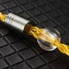8Core Silver Plated Earphone Wire for QKZ-ZXN/ZXT/AK6 Pro 0.75mm Gold Plated Plug Earphone Extension Cable