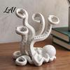 3D Printed Stationery Holder Octopus Toothbrush Holder Creative Space Saving Desk Organizer Durable Unique Desktop Ornament PLA Material Stable Base