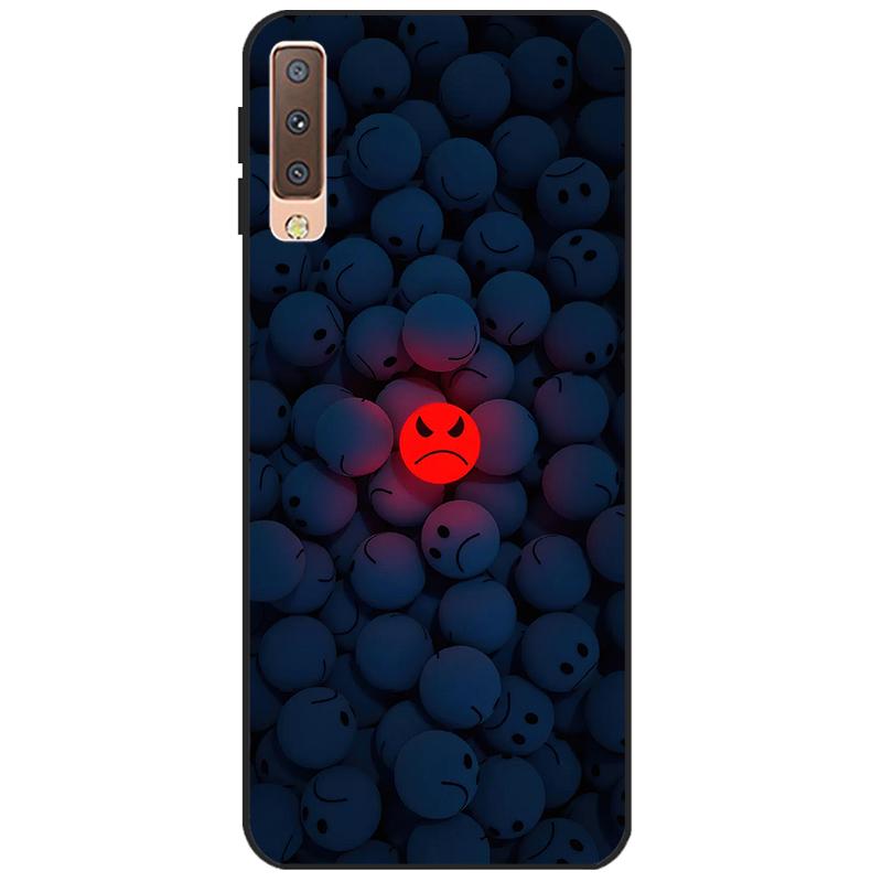 Cases For Samsung Galaxy A7 2018 Cover Silicon Color Phone Case Cover For Samsung A7 2018 A750 A750F 6.0 Inch Protective Shell