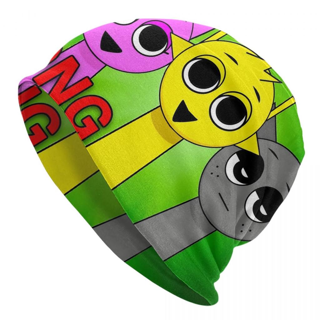 Custom Incredibox Sprunkis Bonnet Hats Cool Knit Hat For Women Unisex Warm Winter Skullies Beanies Caps