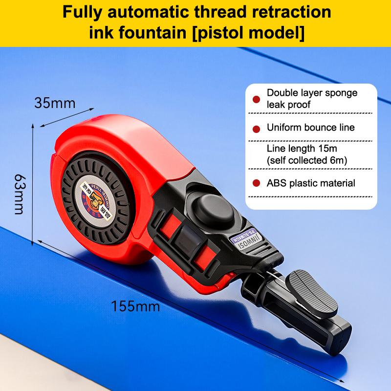 Woodworking Tool Carpenter Manual Ink Marker Scriber With Chalk Lines Woodworking Scriber Ink Fountain Marking Tools