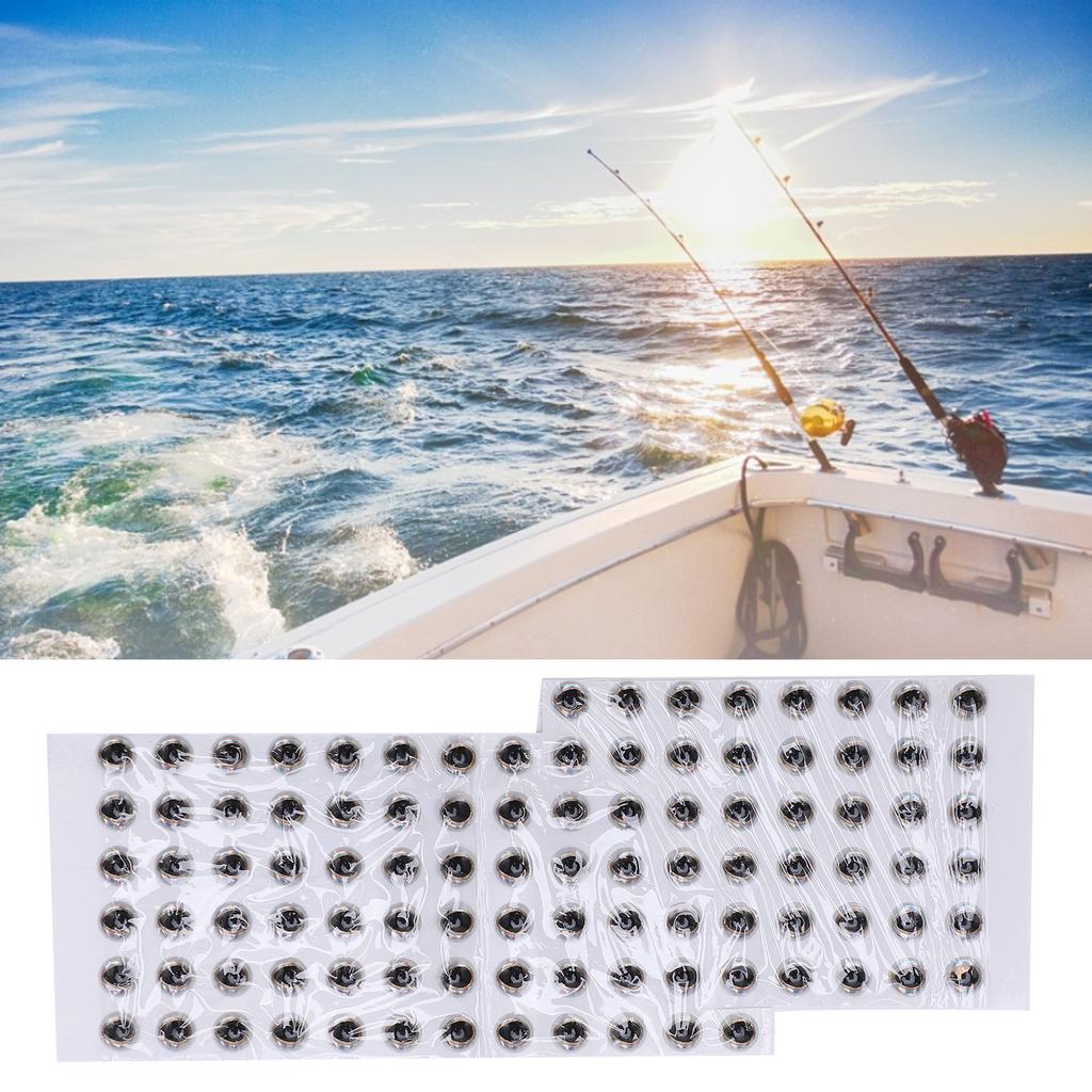 100Pcs Fish Eyes 4mm   3D Round Soft   Lightweight Delicate Fishing Lure Eyes