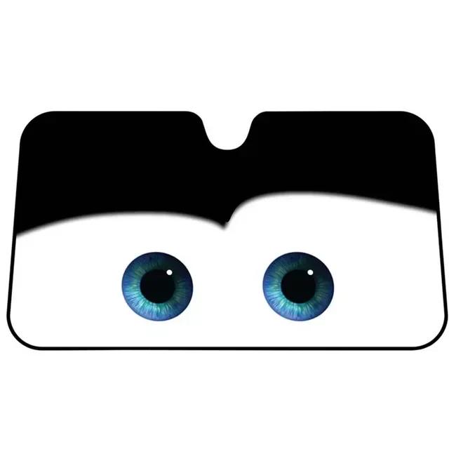 Eyes Lightning M-mcqueen Angry Car SunShade Car Sunshade Front Windshield Protector Foldable UV Resistant Cover Accessorie Amagi