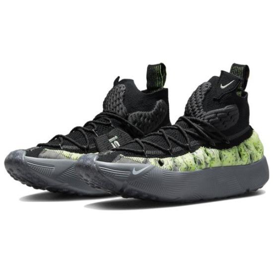 

Nike ISPA Sense Flyknit Black Neon Green 2022 - CW3203-003 EU 44 чорний