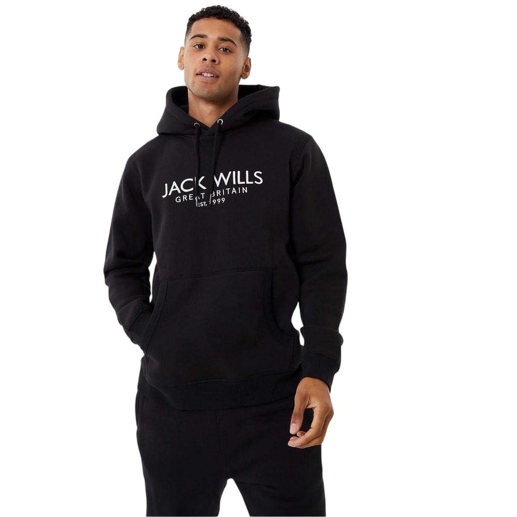 Jack Wills Mens Batsford Logo Hoodie