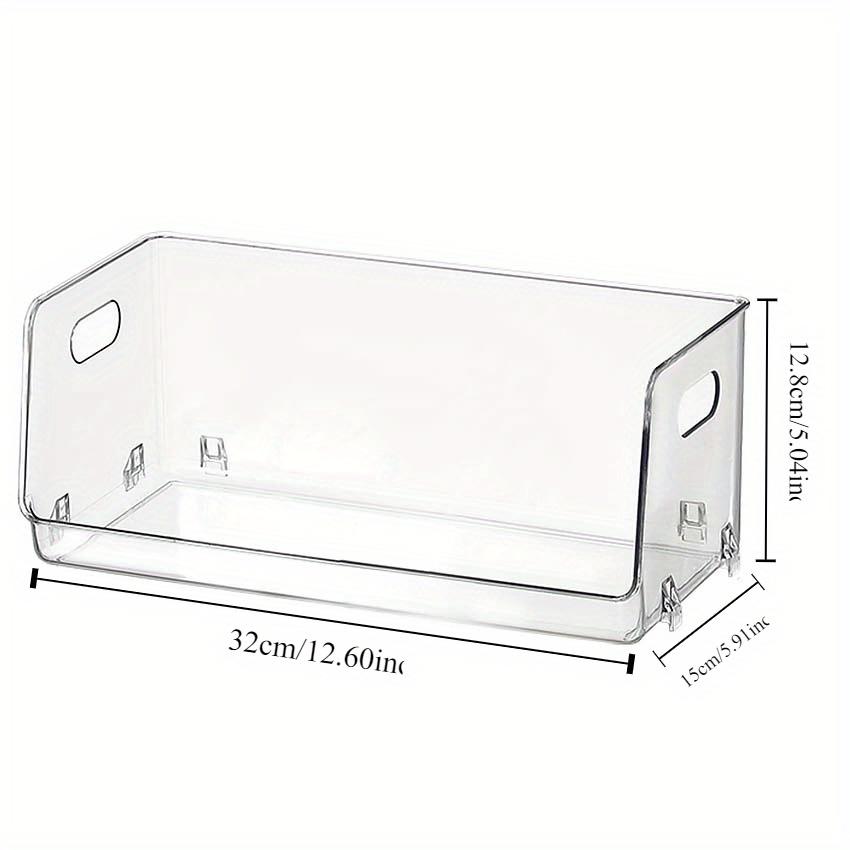 2pcs Desktop Transparent Organiser, Mug & Tea Cup Organiser, Coffee & Snacks Organiser & Skincare Shelf