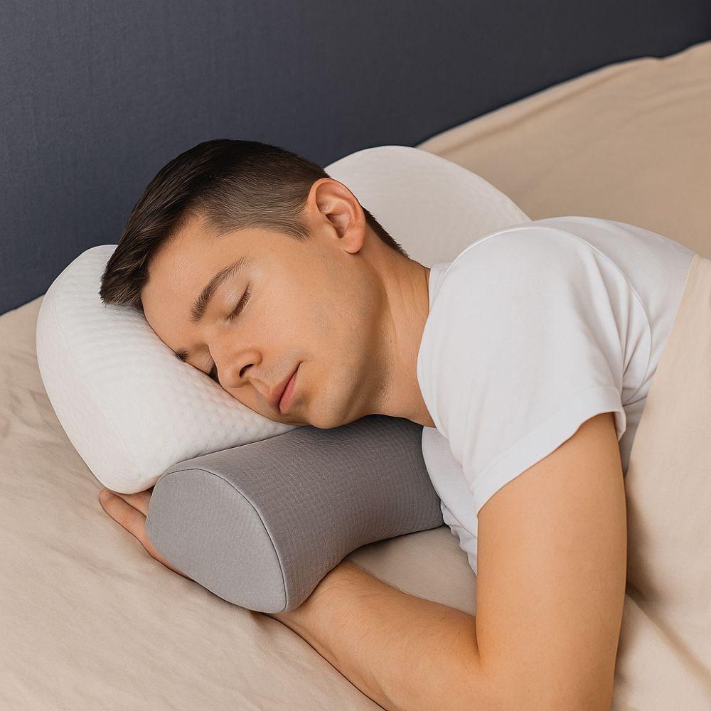 Slow Rebound Cervical Neck Pillow Ergonomic Neck Bolster Pillow Neck Support Pillow  Bed Pillow