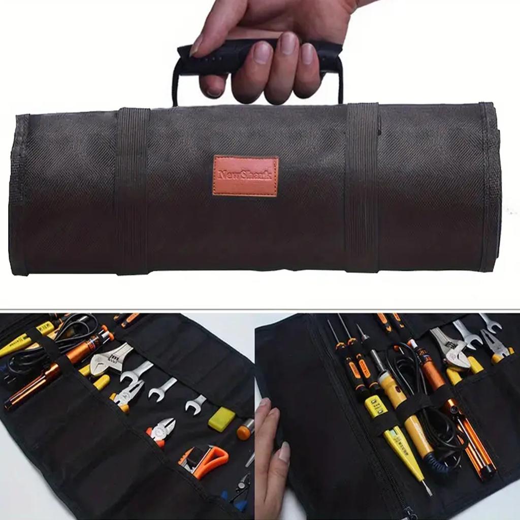 3 Pcs Heavy Duty Tool Bag ,Heavy Duty Tool Organizer for Men Women, Portable Tool Storage Box with 2 Detachable Zipper Pouch
