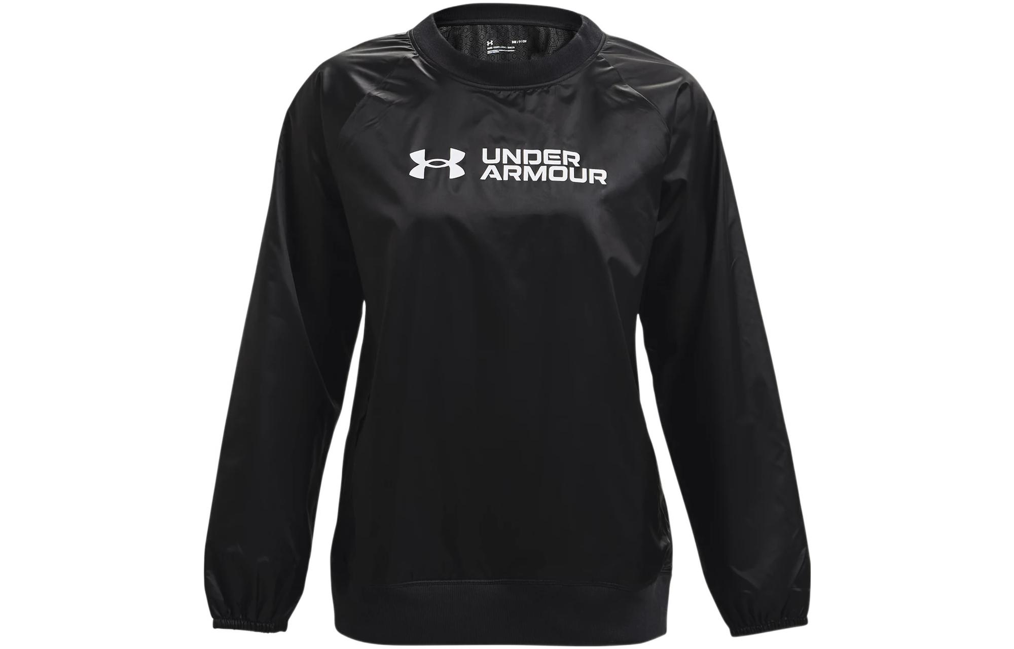 Under Armour RECOVER Sweatshirts Women s Black Crew Neck Moderate Regular 1364012-001 M