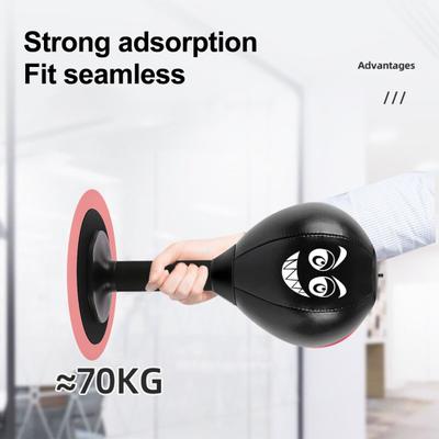 Sacco da boxe da tavolo con ventosa, resistente, antistress, per bambini e adulti, per allenamento di velocità e reazione, giocattolo da scrivania per ufficio e casa