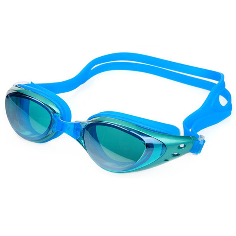 Swimming Goggles For Men Women Anti-Fog Uv Prescription Waterproof Silicone Adjust Swim Pool Eyewear Adults Kids Diving Glasses