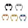 Non-Piercing Nose Ring Fake Nose Hoop Magnetic Horseshoe Ring Body Jewelry