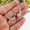 Pink Rubellite Gemstone Jewelry, 925 Solid Sterling Silver Jewelry, Handmade Beautiful Rubellite Silver Pendant For Gift