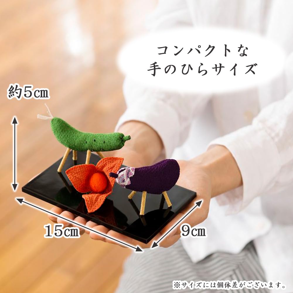 for the Buddhist Bon Obon cow and horse made in for First New Bon [Hasegawa altar] supplies, decorations, crepe, decorations, standard, Hoozuki,