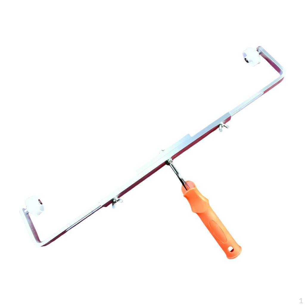 Paint Roller Frame Adjustable Holder Aluminum Painting Tool with Telescopic Handle for Easy