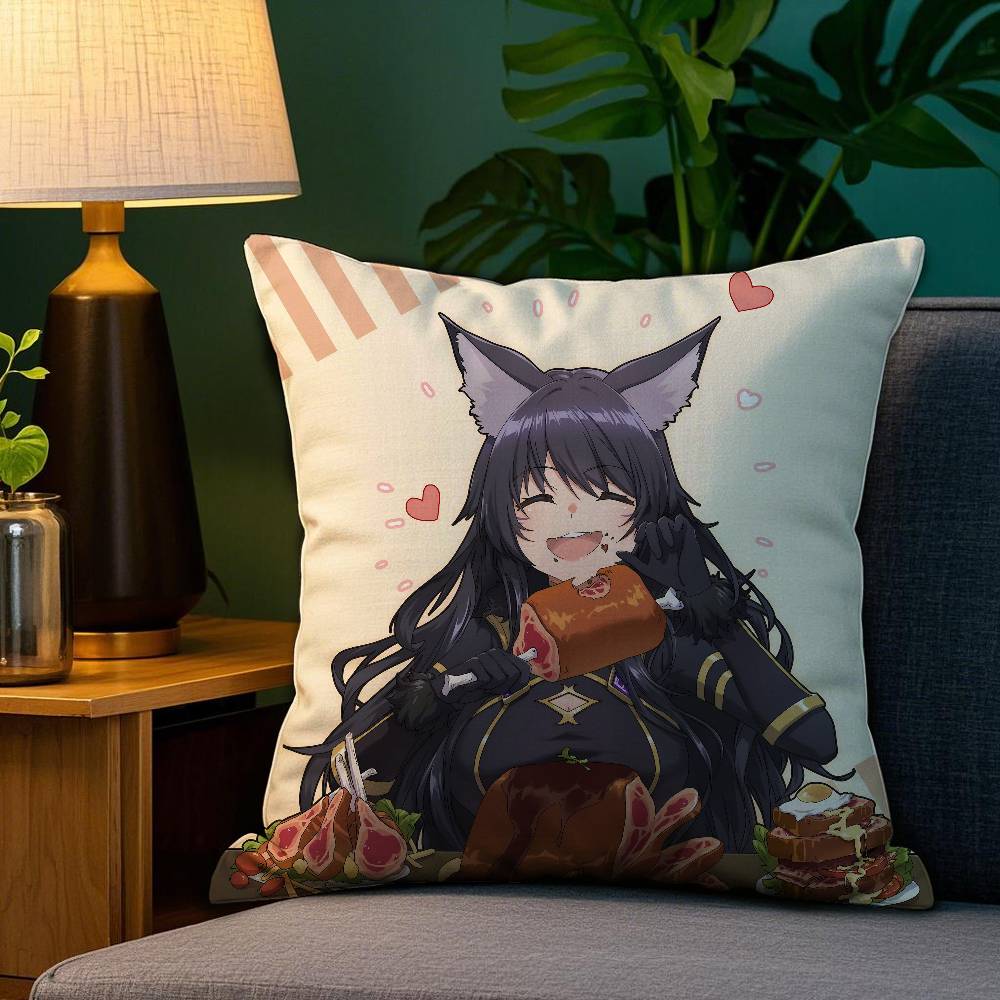 Anime E-Eminenz in S-Schatten Kissenbezug Milbenabweisender Kissenbezug Unsichtbarer Reißverschluss Seidig kurzer Plüsch Sofakissenbezug