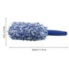Premium Car Wash Brush Plush Wheels Cleaner with Non-Slip Handle Easy Cleaning Rims Spokes Wheel Barrel Car Accessory
