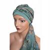 Paula Turban Mint Scarf After Chemotherapy