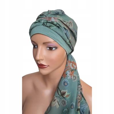 Paula Turban Mint Scarf After Chemotherapy