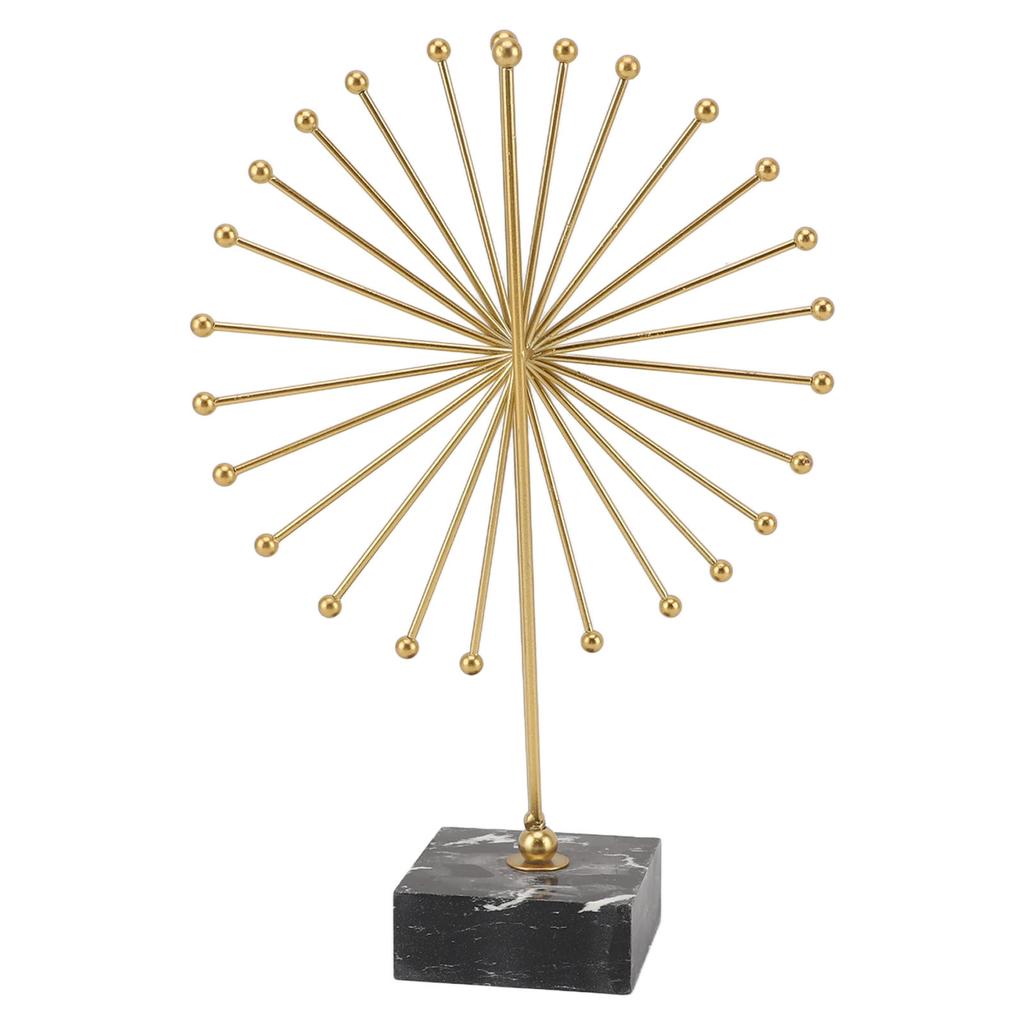 Abstract Sculpture Luxurious Modern Metal Ornament Hand Made Tabletop Decoration for Offices Living