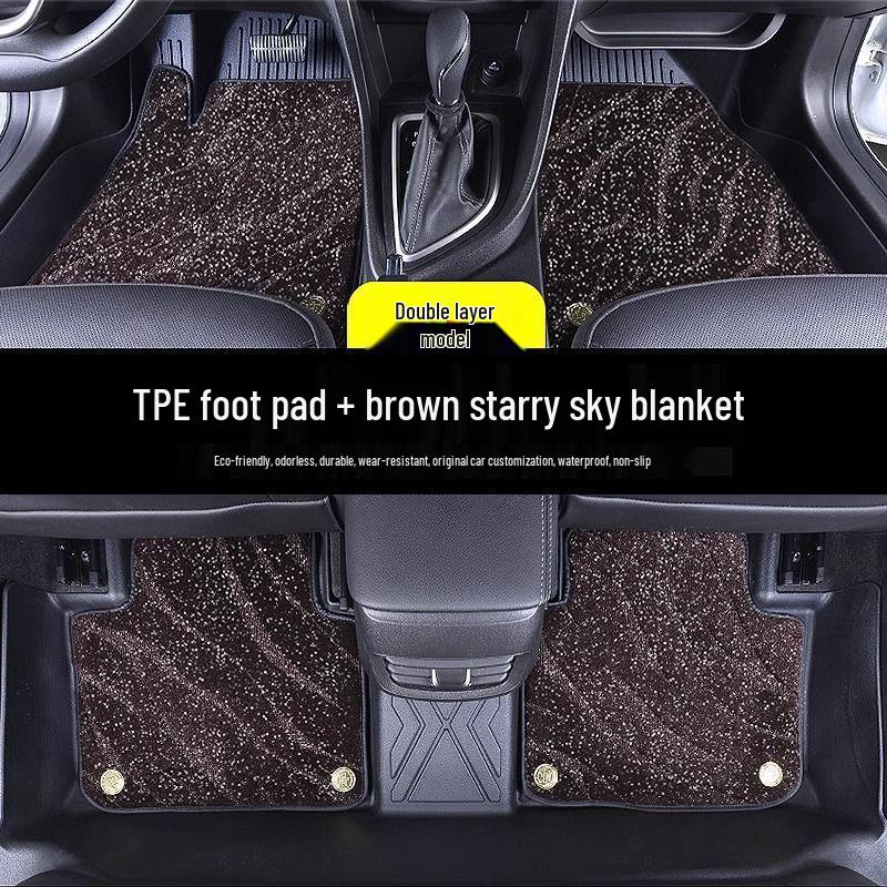 Honda XRV TPE Car Floor Mats - 3D Anti-slip, Waterproof, Wear-resistant, Eco-friendly, Odorless, Full Cover Upgrade