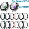 Tempered PC Protective Case Full Coverage Anti-Scratch Screen Protector with Scale 41/46MM Cover Shell for Huawei Watch GT 6