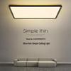 Nordic Modern Minimalist LED Ceiling Light - Ultra-Bright Rectangular/Square Fixture for Bedroom and Living Room