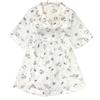 Cool Ice Silk Simple Cartoon Pajamas Women'S Summer Short-Sleeved Shorts Comfortable Loose Loungewear Set
