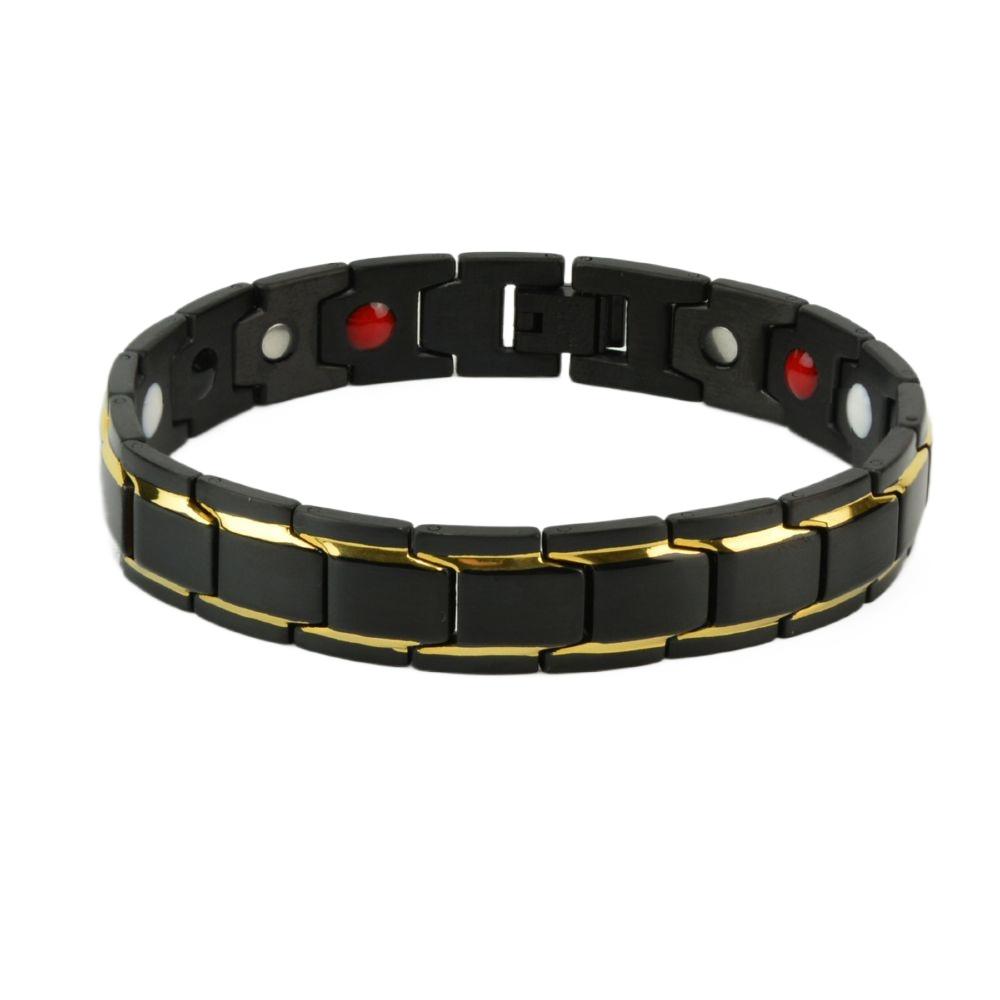 Titanium Steel Edge-Cut Bracelet for Men & Women Stainless Steel Health Chain Minimalist Unset Design