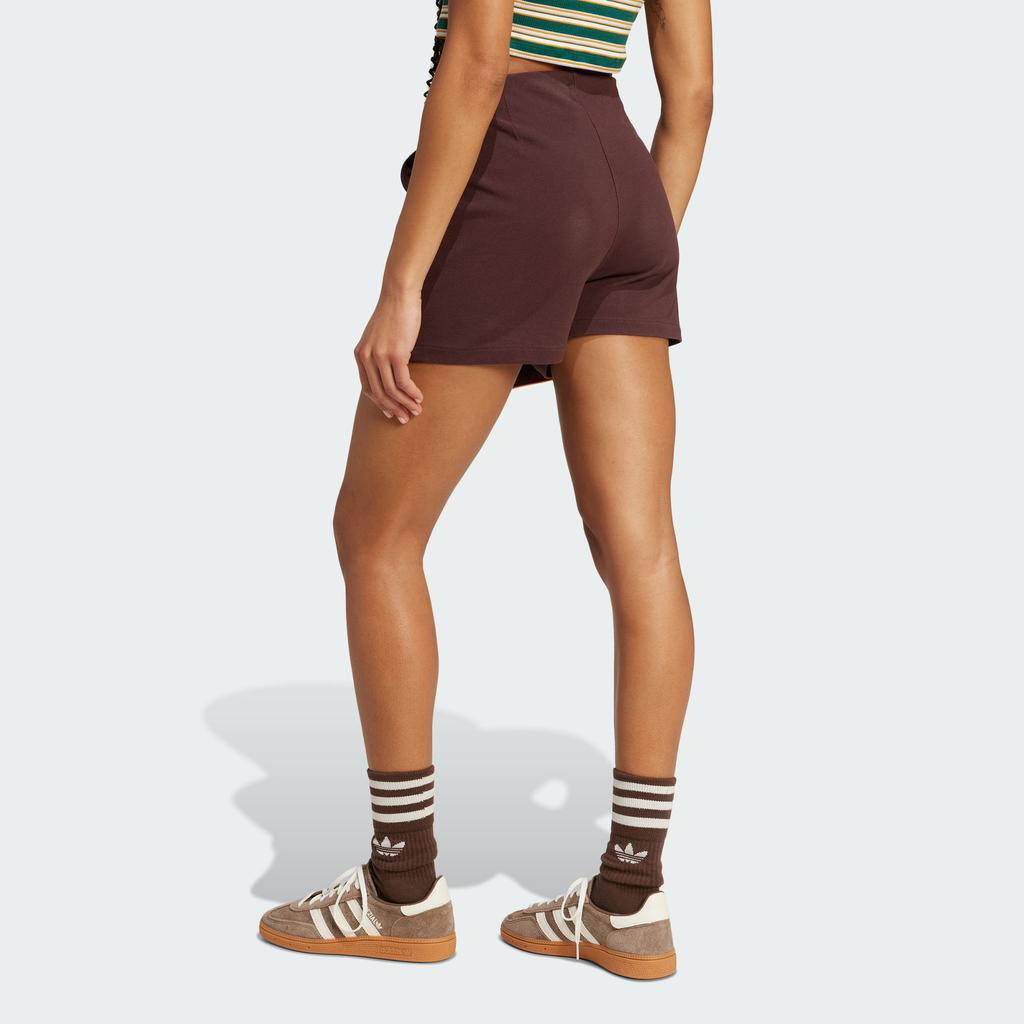 Adidas Originals 80s Skort Slim Fit Stretch Casual Shorts Women Bottoms Dark-Grey-Brown JC6170