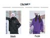 Unisex Windproof Waterproof Insulated Ski Jacket with Hood