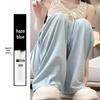 Women's Ice Silk White Wide-Leg Pants - Summer 2025 Collection