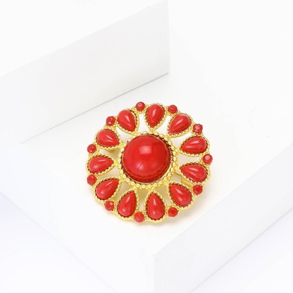 Personalisierte Vielseitige Türkische Kleine Runde Brosche Modische Exquisite Damenanzug Schal Korsage Schmucknadel